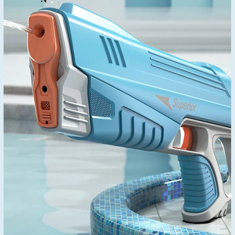 43 cm Elektrisk Vanngevær for Barn – Automatisk, Oppladbar og Klar for Vannkamp!