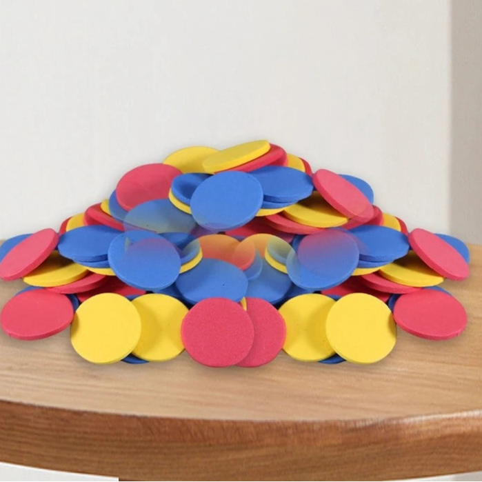 Barnas Flyvende Skive-Skyter – Morsom Utendørs Lekepistol med Myke EVA-Skiver