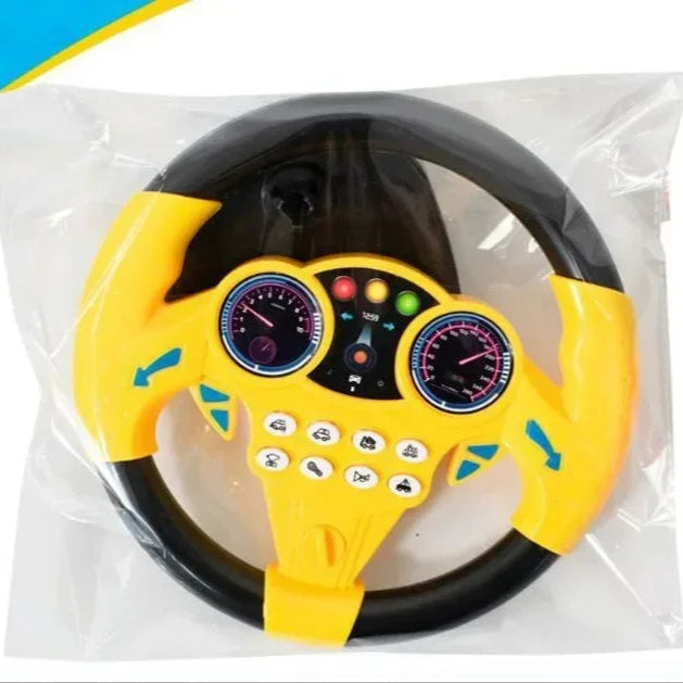 Barnas Lekeratt med Lys & Lyd – Pedagogisk Lekestyring for Småbarn | Perfekt til Vogn & Tidlig Læring