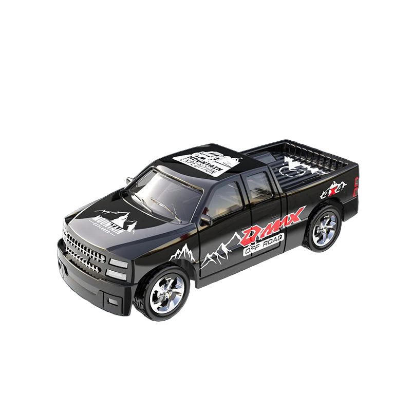 1:64 RC Mini Offroad-bil i Metall – Fjernstyrt Modellbil med Justerbar Fart & Tilhenger