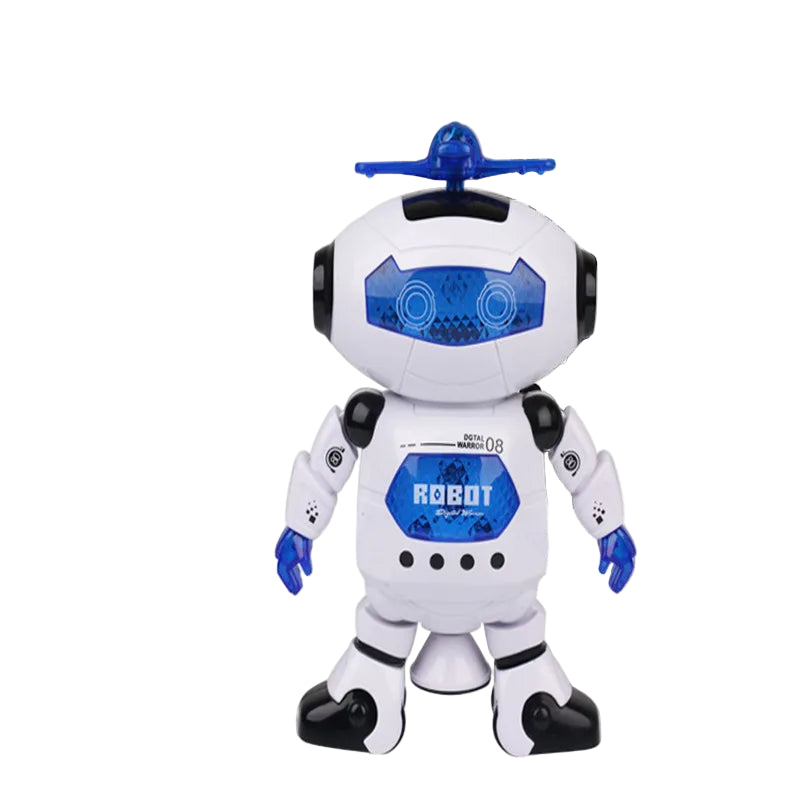 Dansende Robot med Lys & Musikk – 360° Interaktiv Leke | Batteridrevet Gave til Barn