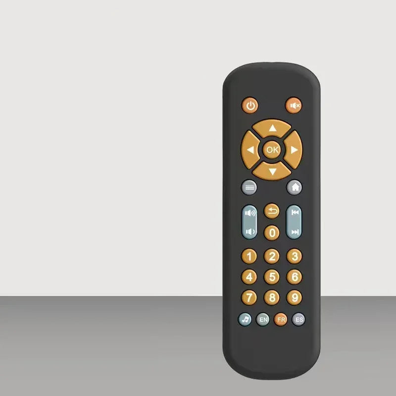 Babyleke Fjernkontroll med Lys & Musikk – Sanseleke for Barn 1–3 år | Lærerik & Morsom TV-Kontroll