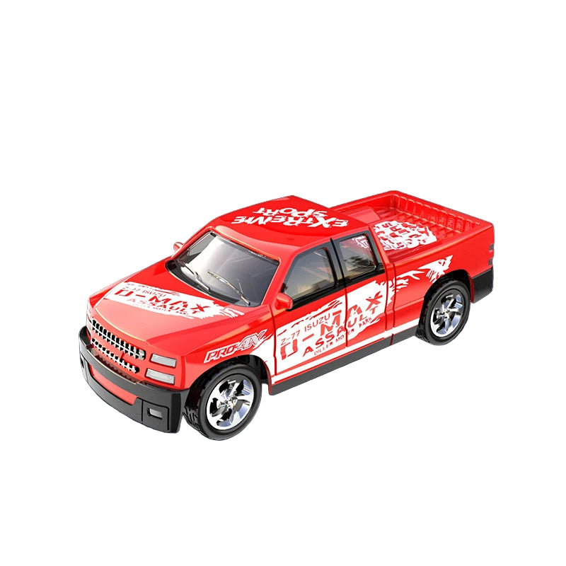 1:64 RC Mini Offroad-bil i Metall – Fjernstyrt Modellbil med Justerbar Fart & Tilhenger