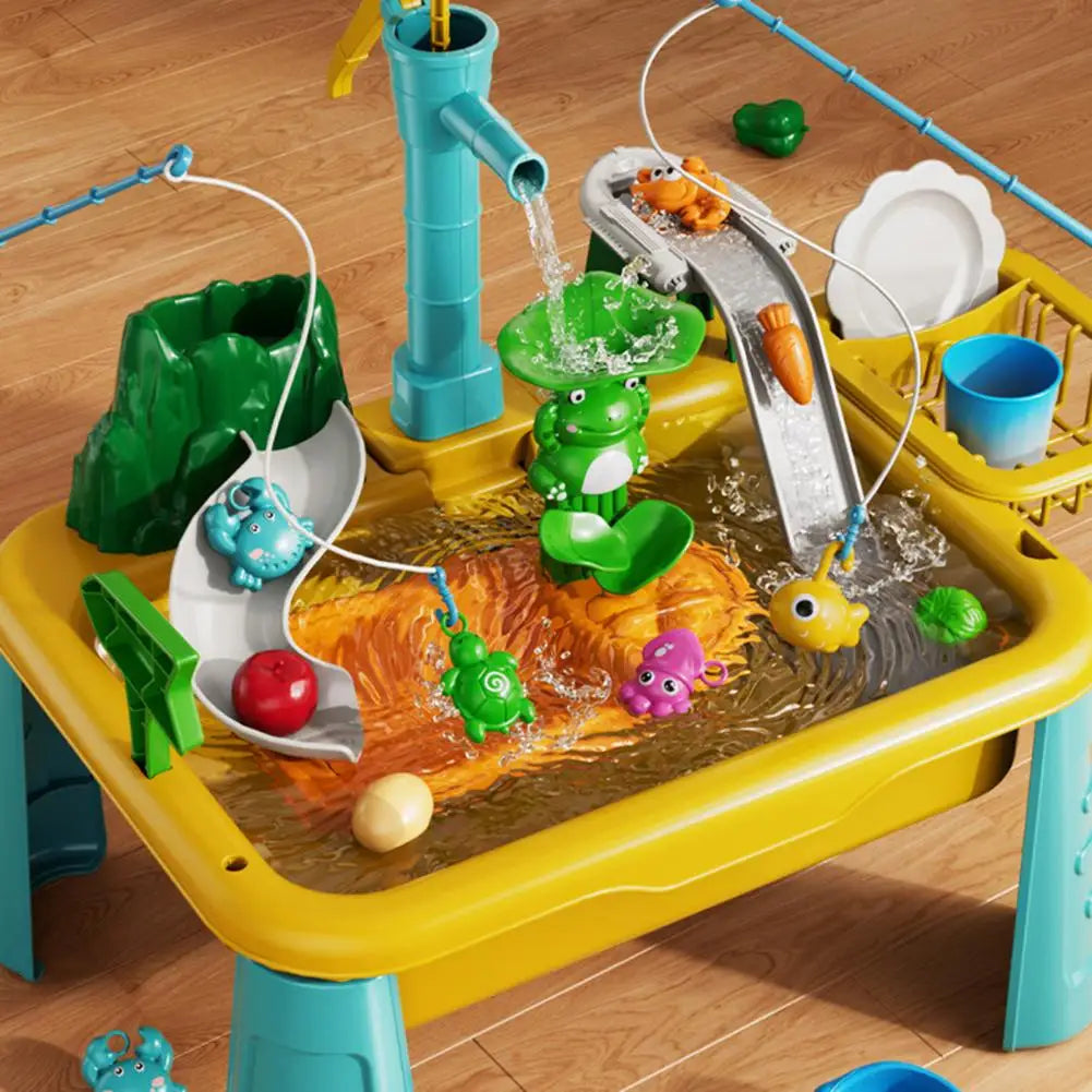 Lekekjøkken med Elektrisk Oppvask – Fargerike Tilbehør & Fiskespill