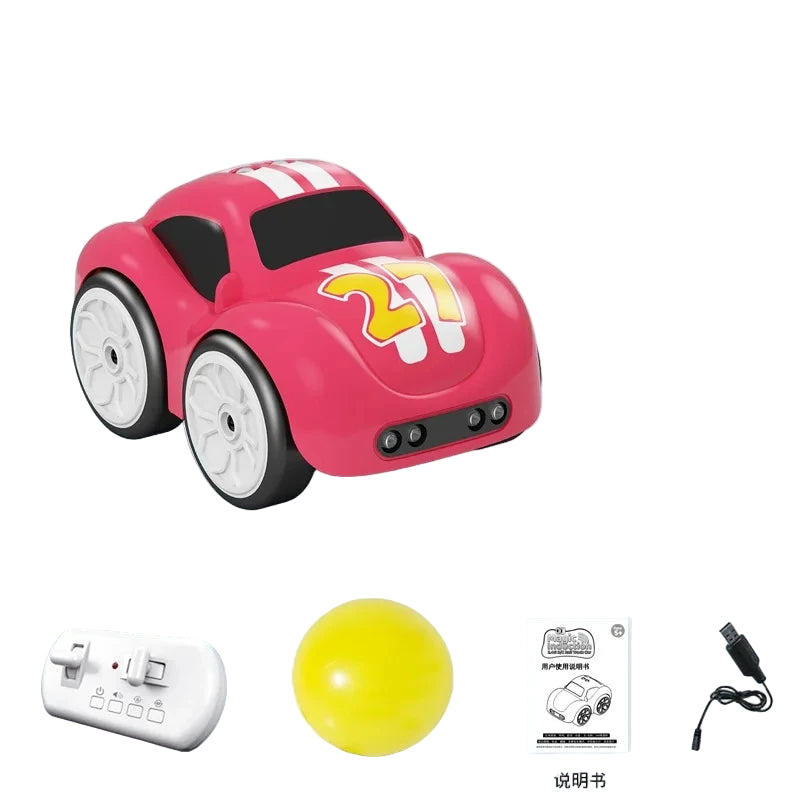 RC Mini Bil med Lys & Musikk – Smart Fjernstyrt Bil for Barn | Interaktiv Sensorleke