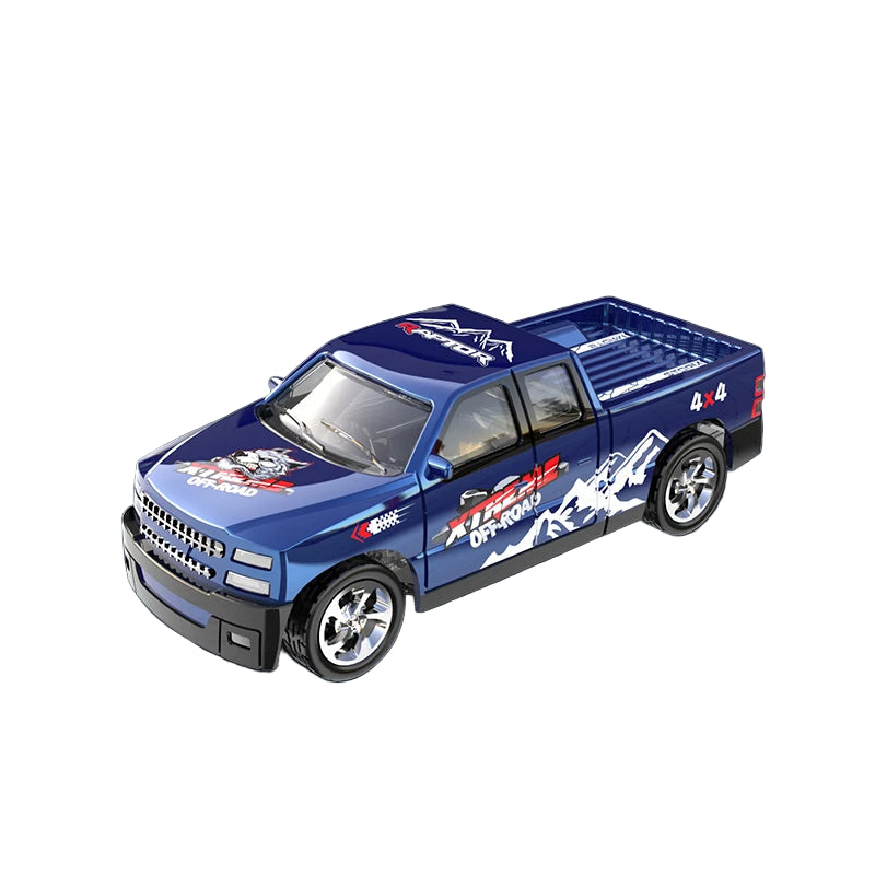 1:64 RC Mini Offroad-bil i Metall – Fjernstyrt Modellbil med Justerbar Fart & Tilhenger