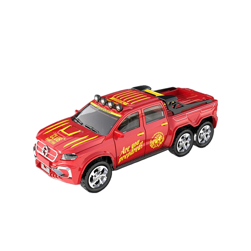 1:64 RC Mini Offroad-bil i Metall – Fjernstyrt Modellbil med Justerbar Fart & Tilhenger