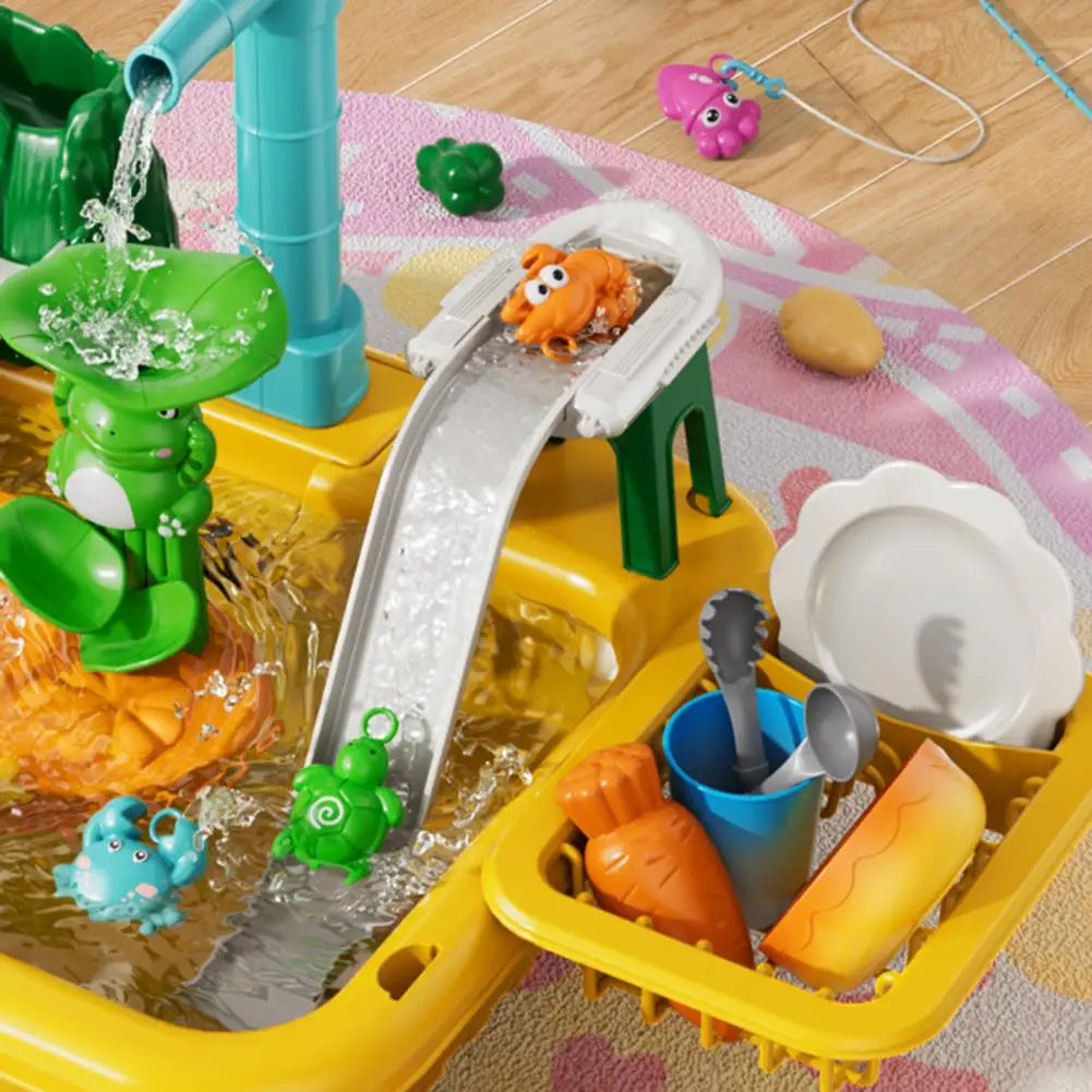 Lekekjøkken med Elektrisk Oppvask – Fargerike Tilbehør & Fiskespill
