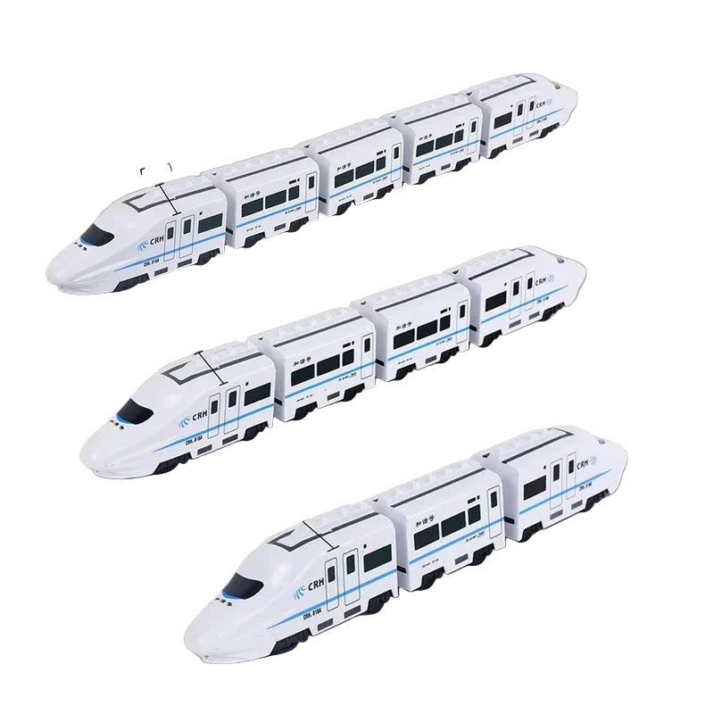 Elektrisk Toglekesett med Lys & Lyd – DIY Høyhastighetstog | Pedagogisk Byggesett for Barn