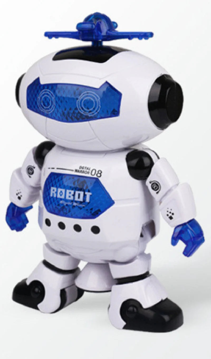 Dansende Robot med Lys & Musikk – 360° Interaktiv Leke | Batteridrevet Gave til Barn