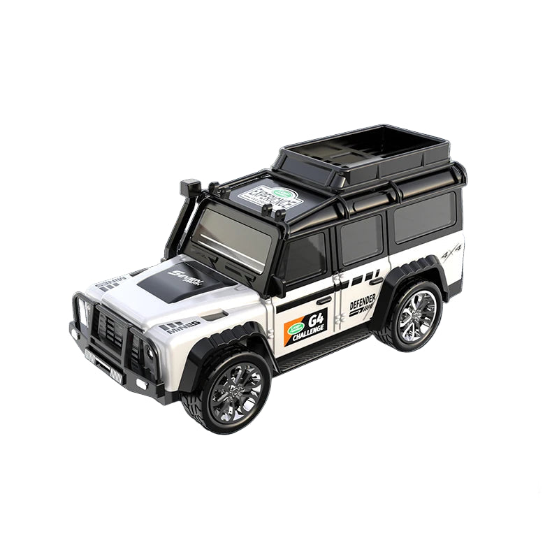 1:64 RC Mini Offroad-bil i Metall – Fjernstyrt Modellbil med Justerbar Fart & Tilhenger