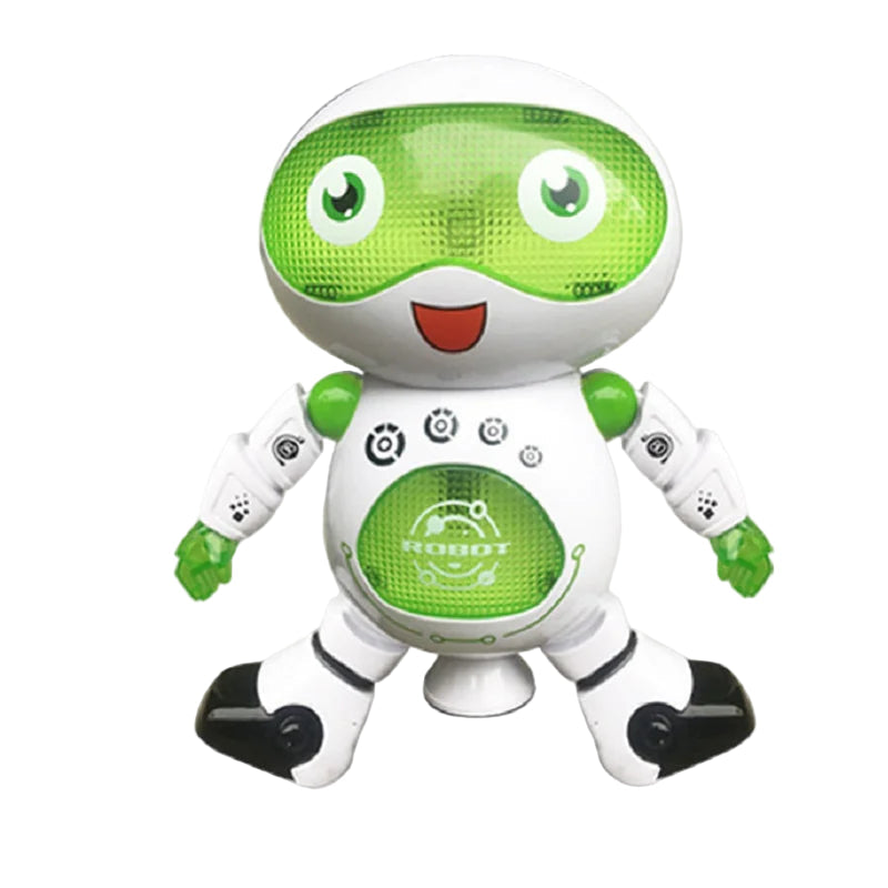 Dansende Robot med Lys & Musikk – 360° Interaktiv Leke | Batteridrevet Gave til Barn