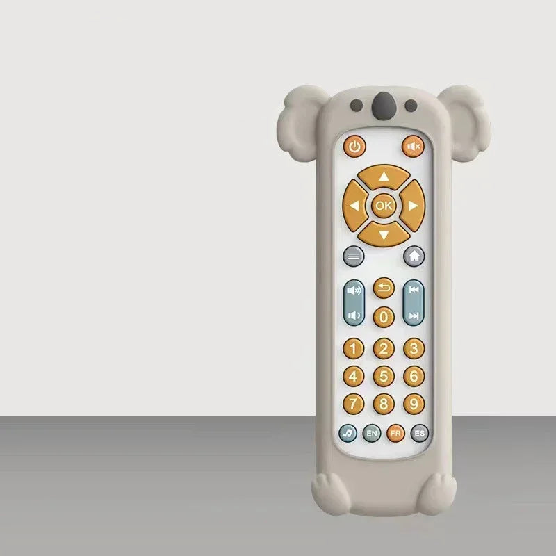 Babyleke Fjernkontroll med Lys & Musikk – Sanseleke for Barn 1–3 år | Lærerik & Morsom TV-Kontroll