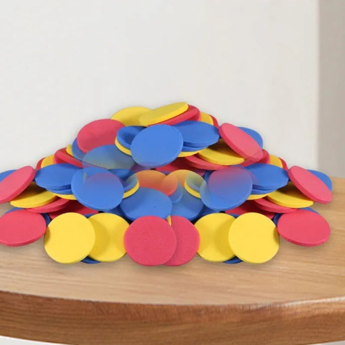 Barnas Flyvende Skive-Skyter – Morsom Utendørs Lekepistol med Myke EVA-Skiver