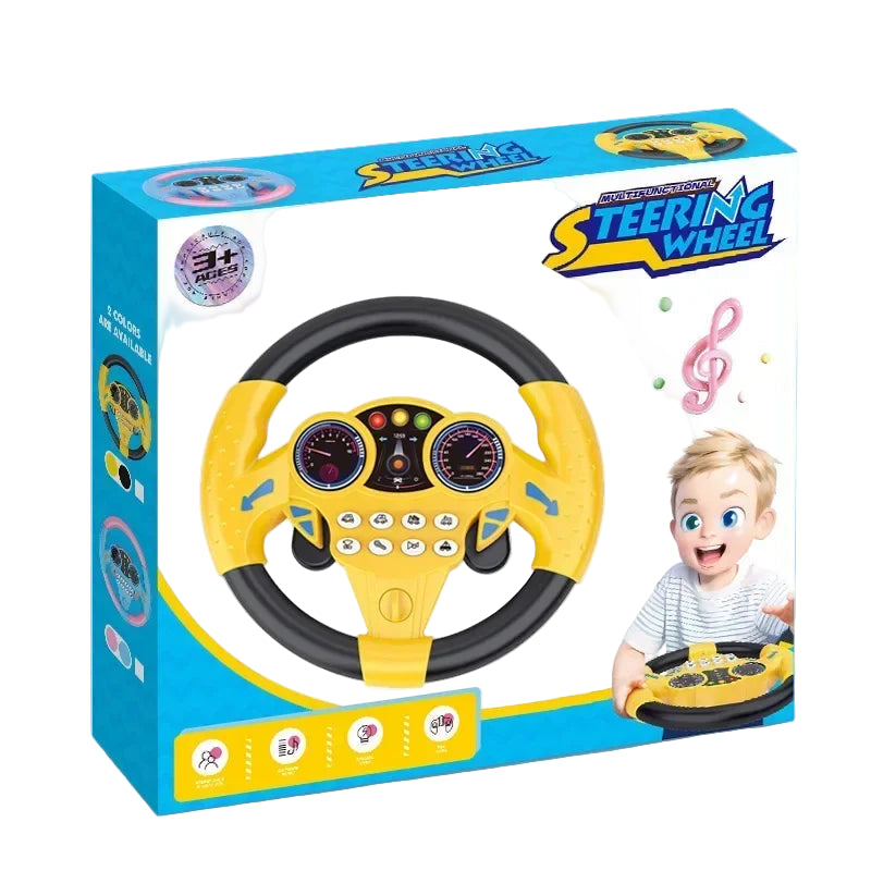 Barnas Lekeratt med Lys & Lyd – Pedagogisk Lekestyring for Småbarn | Perfekt til Vogn & Tidlig Læring