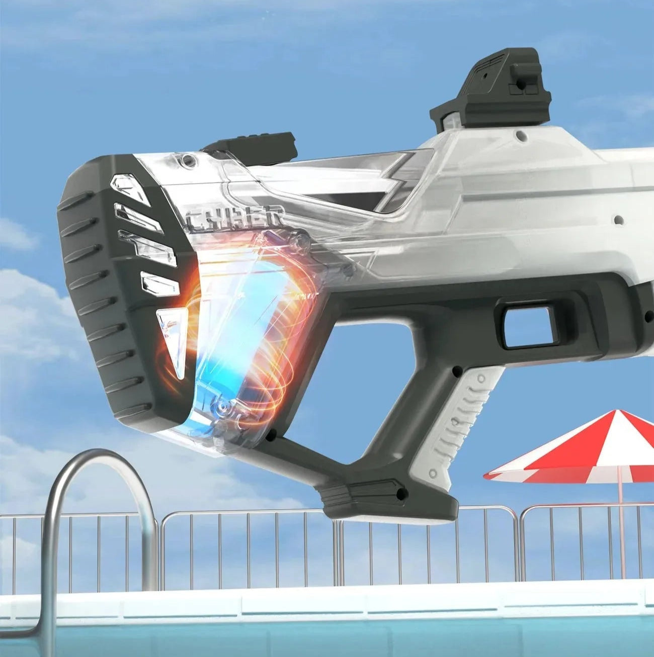 Elektrisk Vanngevær for Barn – Automatisk Påfylling og Stor Kapasitet for Sommerens Vannkriger