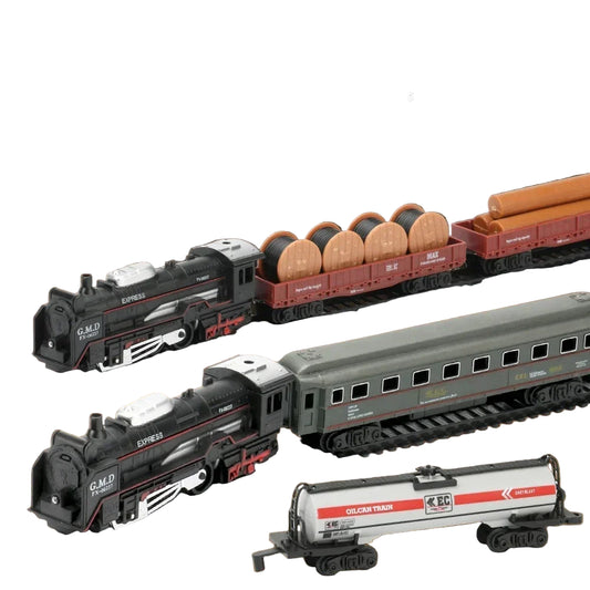 Elektrisk Togleke med Bane – Klassisk Modelltog for Barn | Batteridrevet Høyhastighetstog