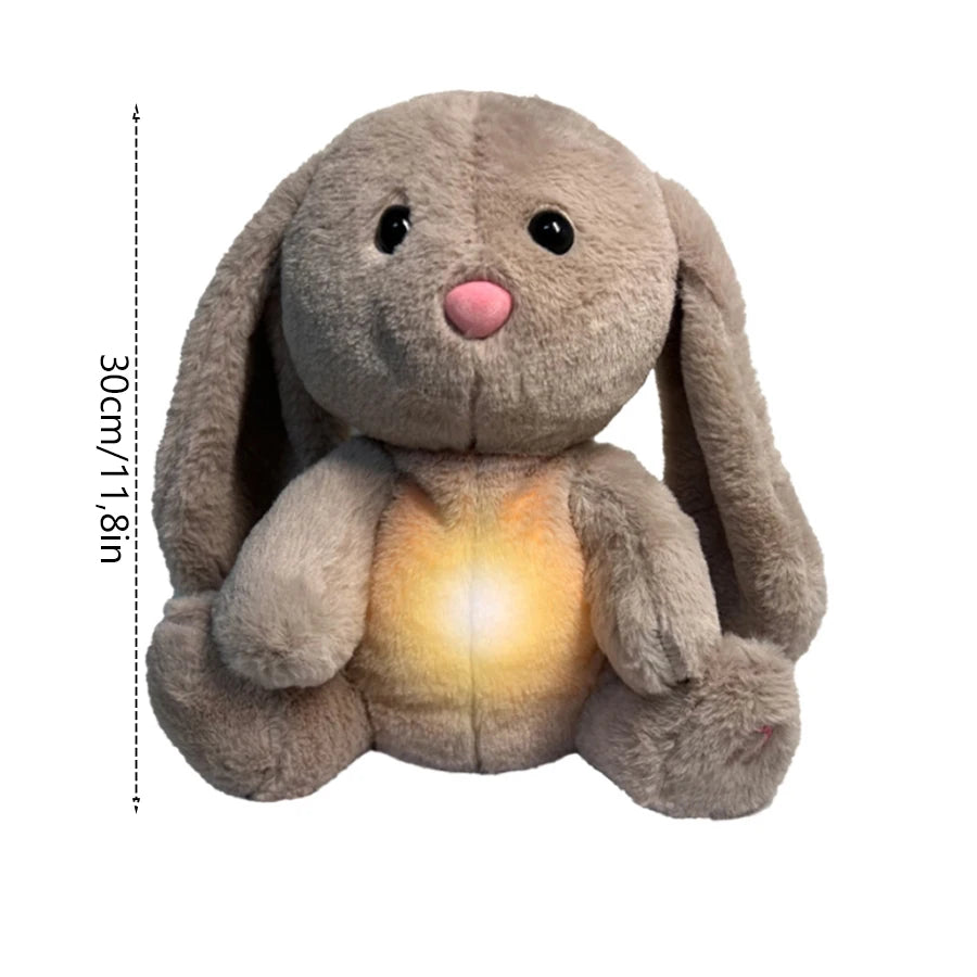 Pustende Teddybjørn 30 cm – Interaktiv bamse med musikk, lys og 4 rytmenivåer