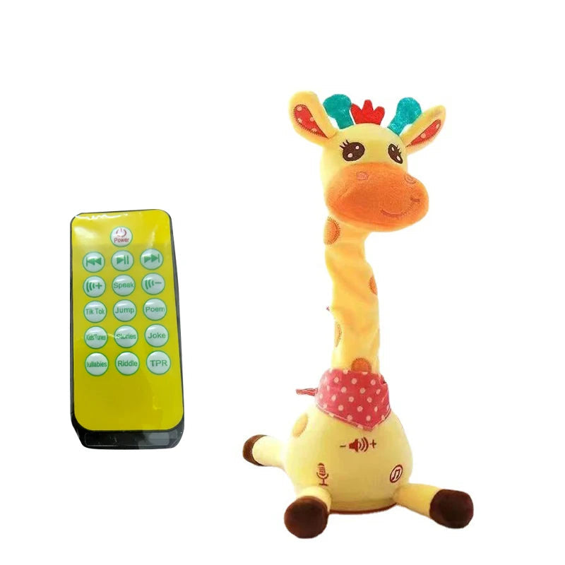 Musikalsk Sjiraff-leke – Synger, Danser & Etterligner Stemmer | Med LED-lys & Justerbar Volum