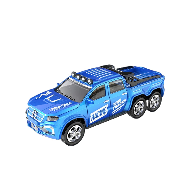 1:64 RC Mini Offroad-bil i Metall – Fjernstyrt Modellbil med Justerbar Fart & Tilhenger